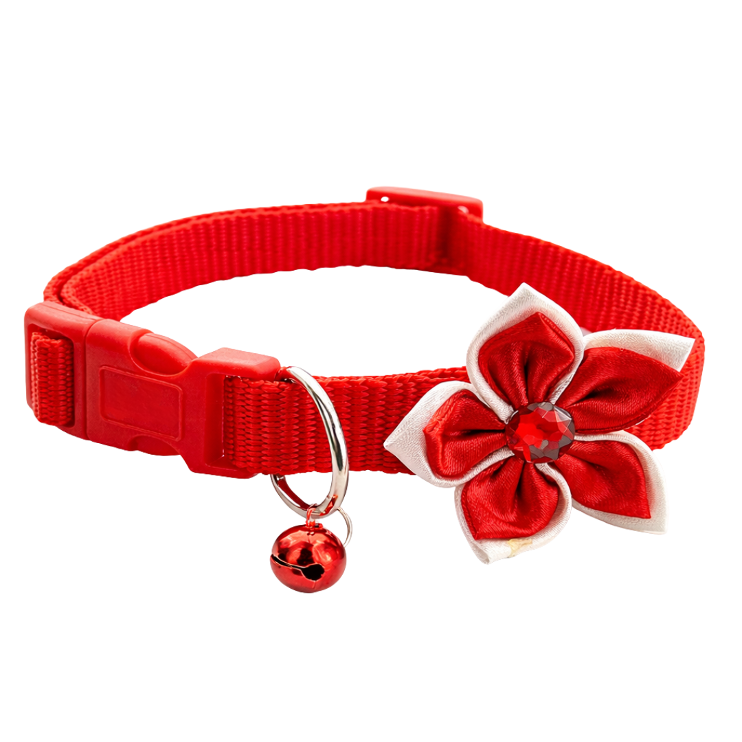 Nylon Flower Collar For Cats & Small Dogs