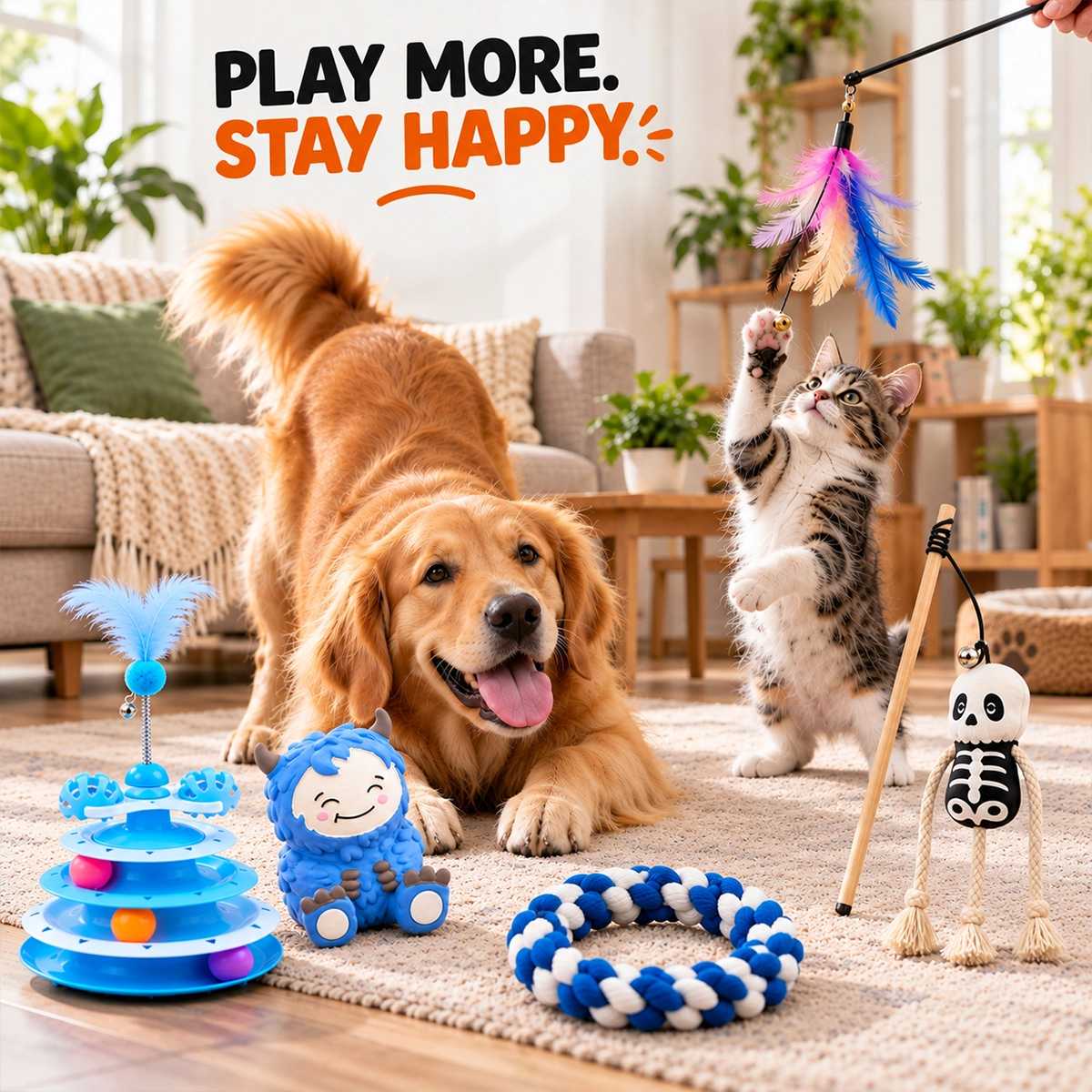 Why Playtime Matters: Choosing the Right Toys for Your Dog & Cat