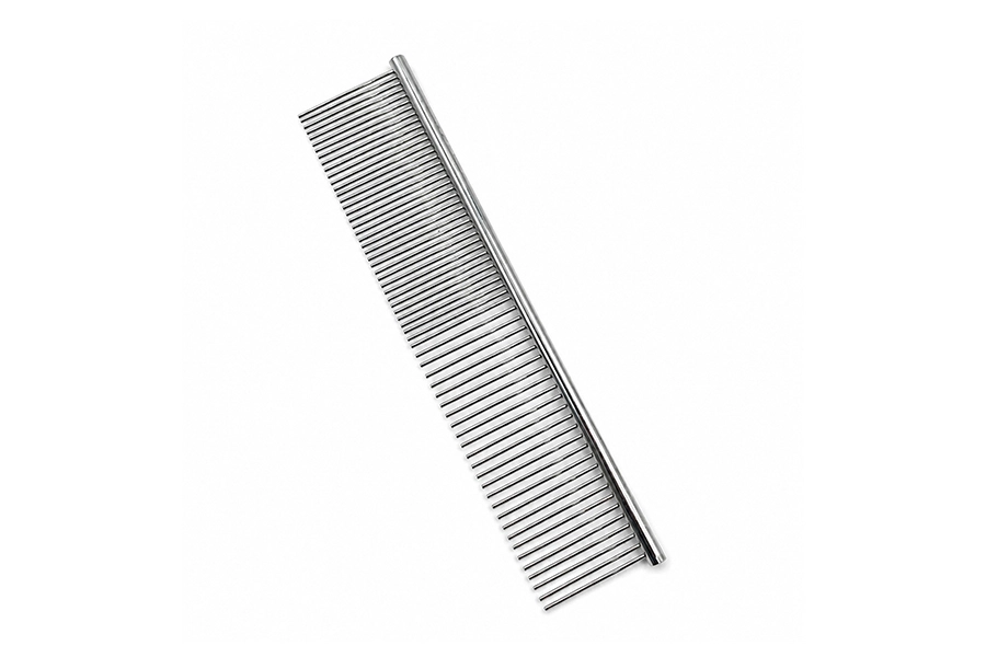 PET FUN Stainless Steel Dog Comb for Grooming Long Hair Dogs & Cats (Large)
