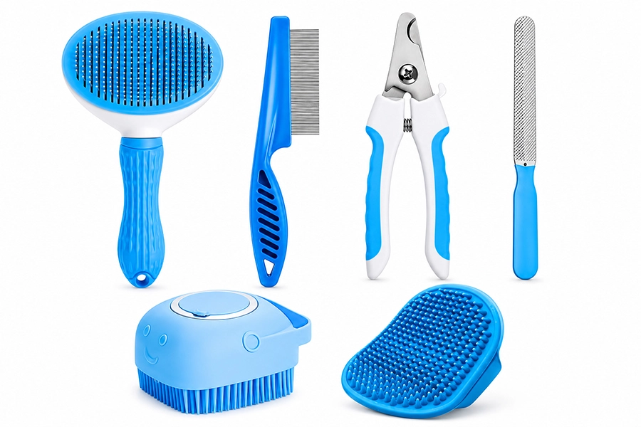 5-in-1 Pet Bath Grooming kit