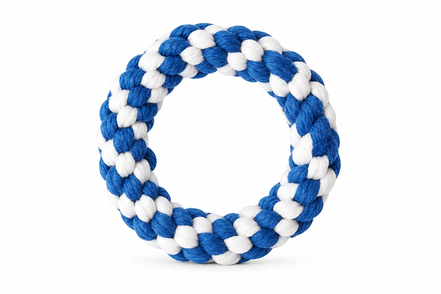 Durable Rope Ring Toy for Dogs & Puppies