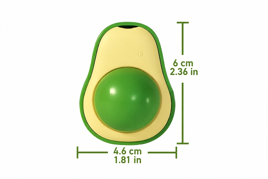 Avocado Shaped Catnip Toy for Cats & Kittens