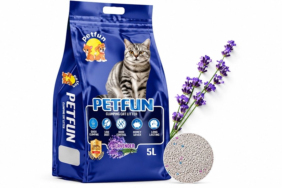 Cat Litter Clay with Lavender Fragrance