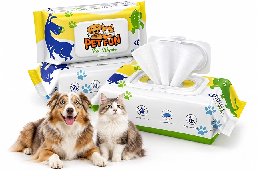 Pet Wipes for Dogs & Cats 100 PCS