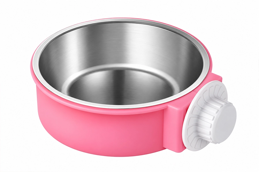 Crate Dog Bowl Removable Stainless Steel
