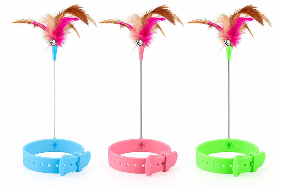Interactive Cat Teaser Wand Toy
