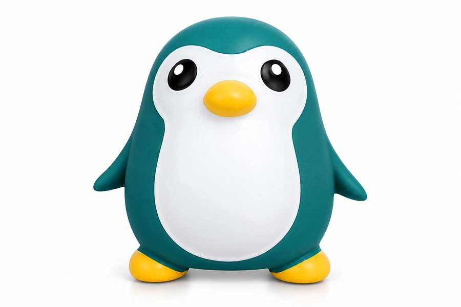 Penguin Squeaky Dog Toy