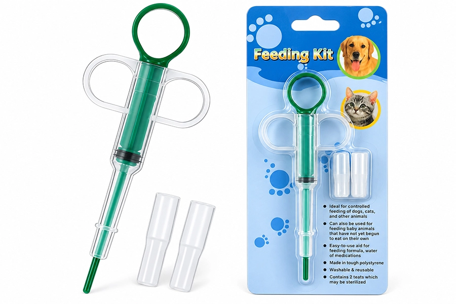 Pet Pill Dispenser & Feeding Kit