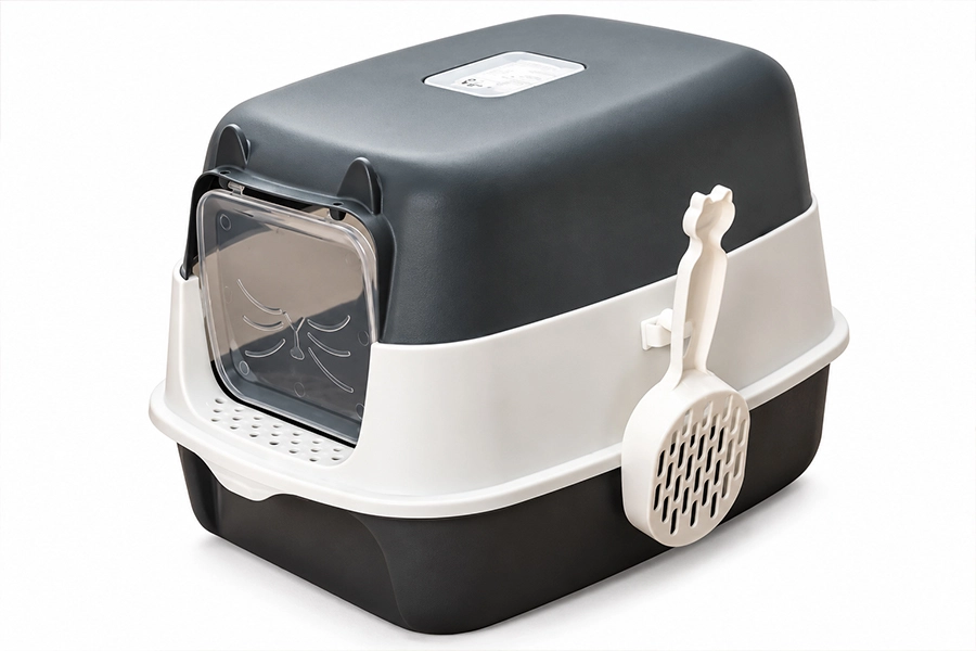 Enclosed Cat Litter Box