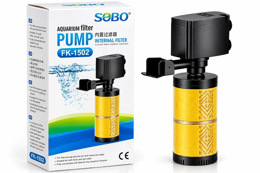 SOBO FK-1502 Aquarium Filter Pump Power 15W Submersible